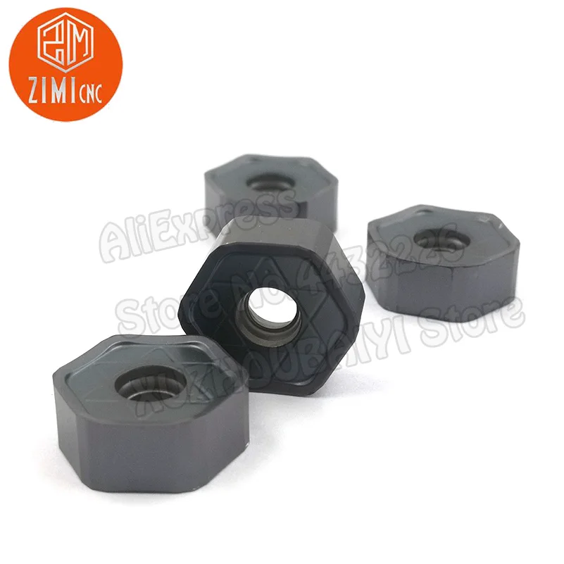 

HNMU0906ANSN carbide insert cutting tool double-sided octagonal milling blade indexable polygon CNC face milling attachment