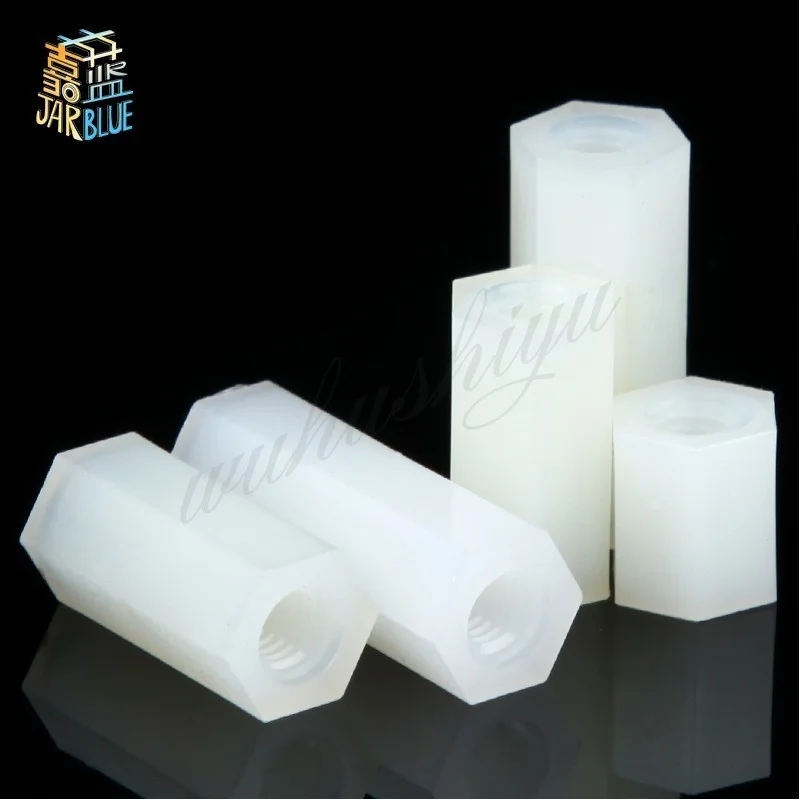 Шестигранные пластиковые винты M2 M2.5 M3 M4, 50 шт | AliExpress