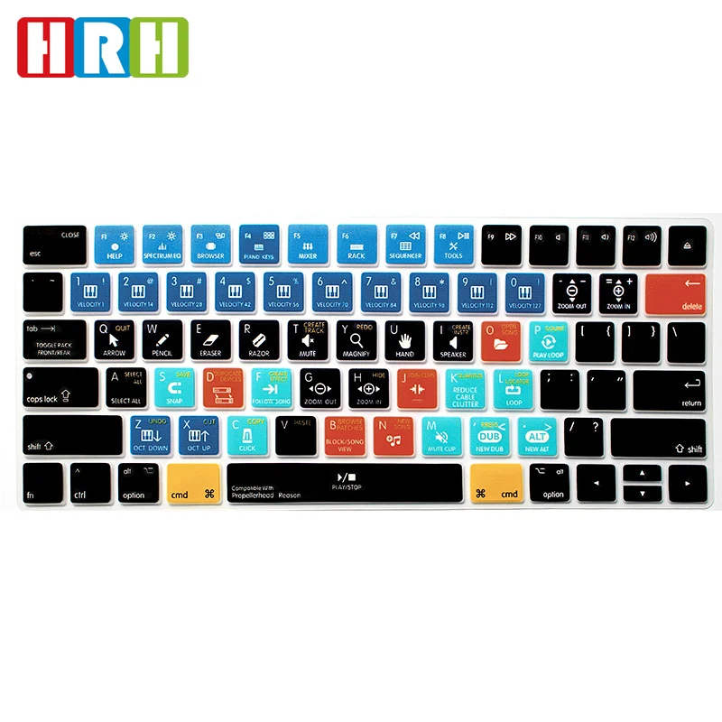 Чехол для клавиатуры с английской раскладкой силиконовая защитная пленка Apple Magic