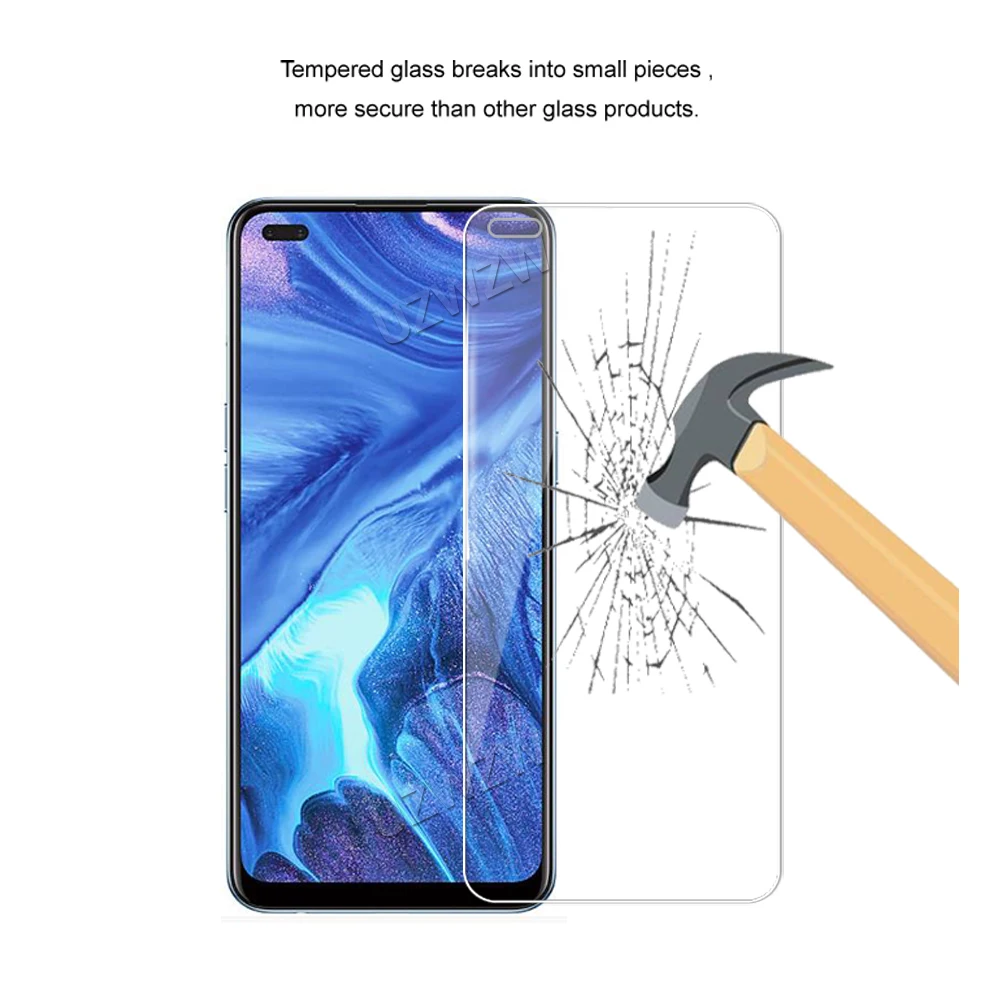 Фото Защитная пленка из закаленного стекла 2 5D для экрана Oppo Reno4 (5G / 4G) с эксплозионозащитой толщиной 0 26 мм и HD Clear Защитная пленка из закаленного стекла 2 5D для экрана Oppo Reno4 (5G / 4G) с эксплозионозащитой толщиной 0 26 мм и HD Clear