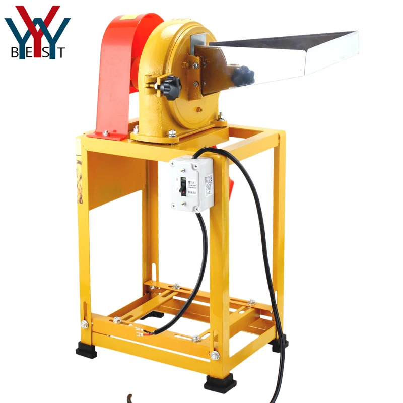 220V Multifunction Electric Grain Flour Mill Machine Jaw Crusher Shredder Pulverizer Grinder for Herb corn rice wheat coffee | Бытовая