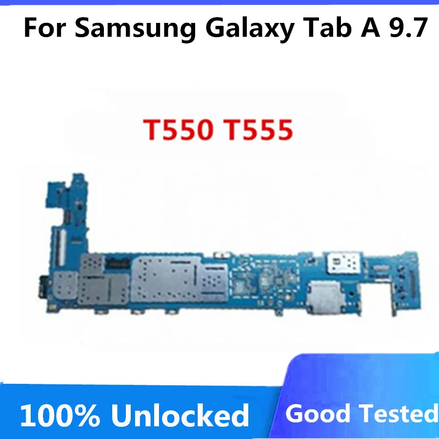 Оригинальная разблокированная материнская плата 16 Гб для Samsung Galaxy Tab A 9. 0 T550 T555
