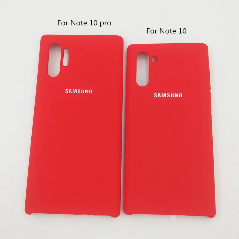Note 10 + Оригинальный чехол для Samsung Galaxy pro из жидкого силикона шелковистая мягкая на