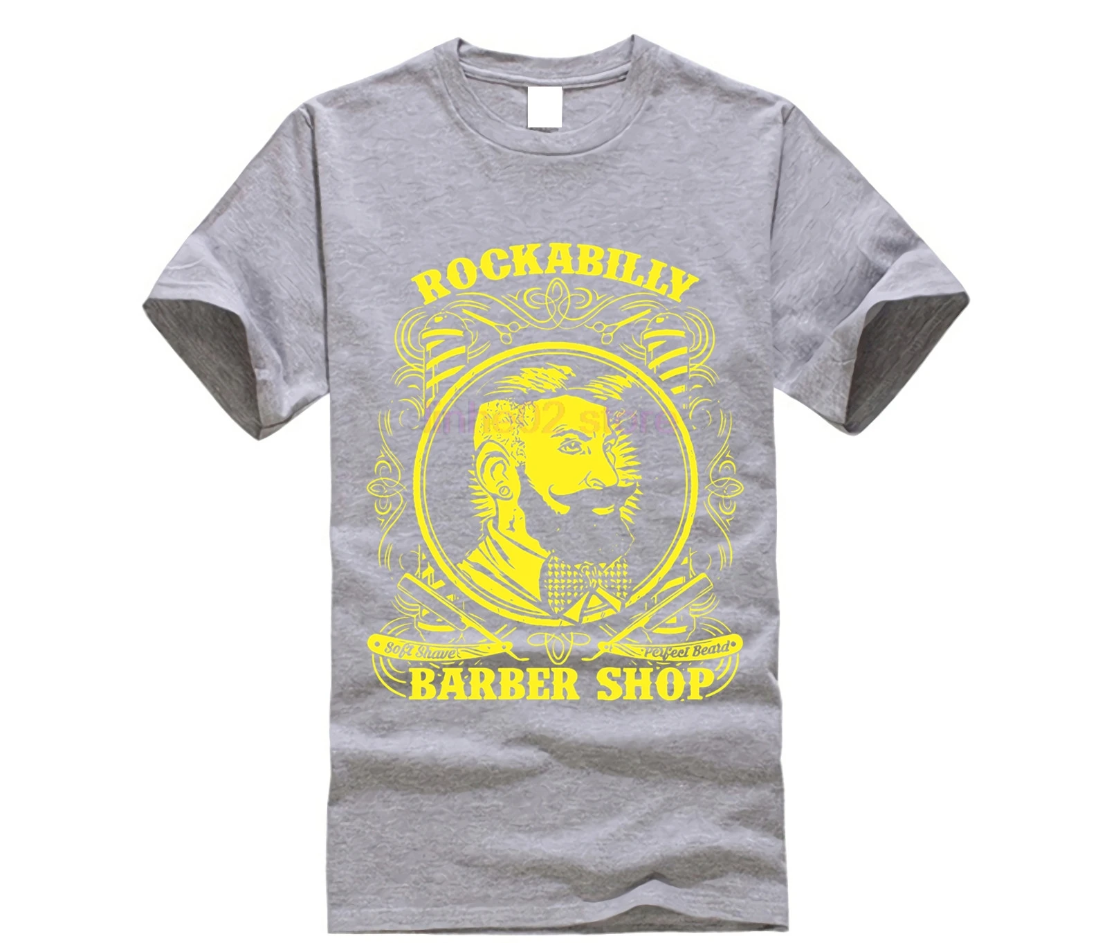 2019 летние мужские футболки высокого качества с принтом череп бородой Friseur