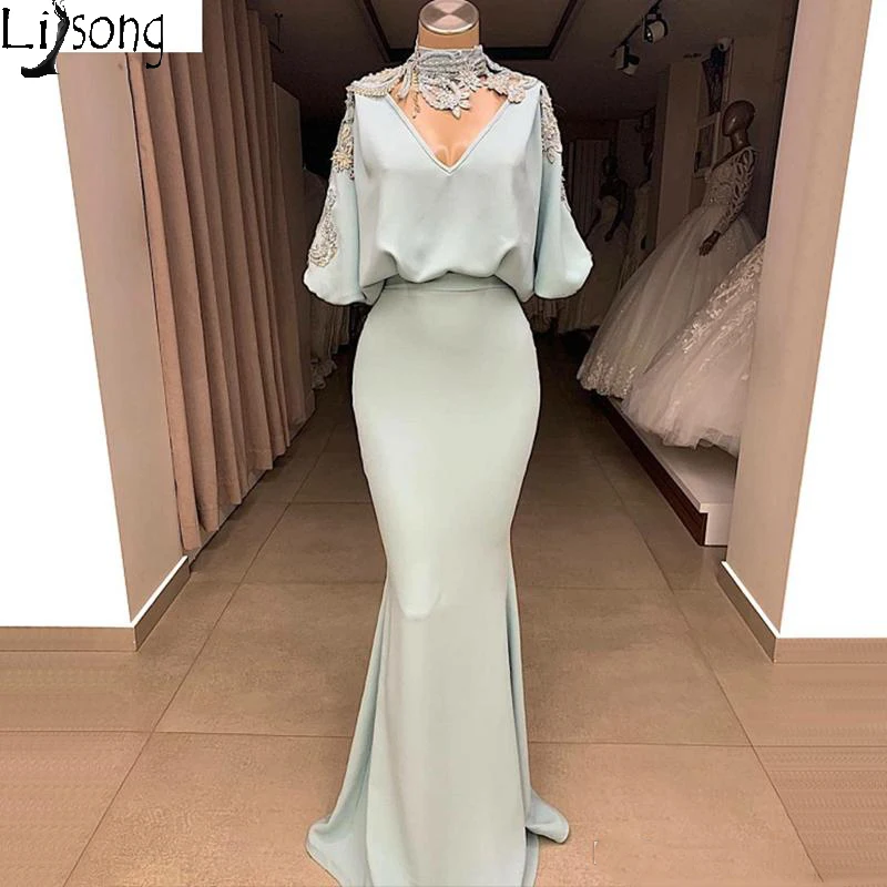 Женское вечернее платье роскошный Арабская официальный вечерний наряд с