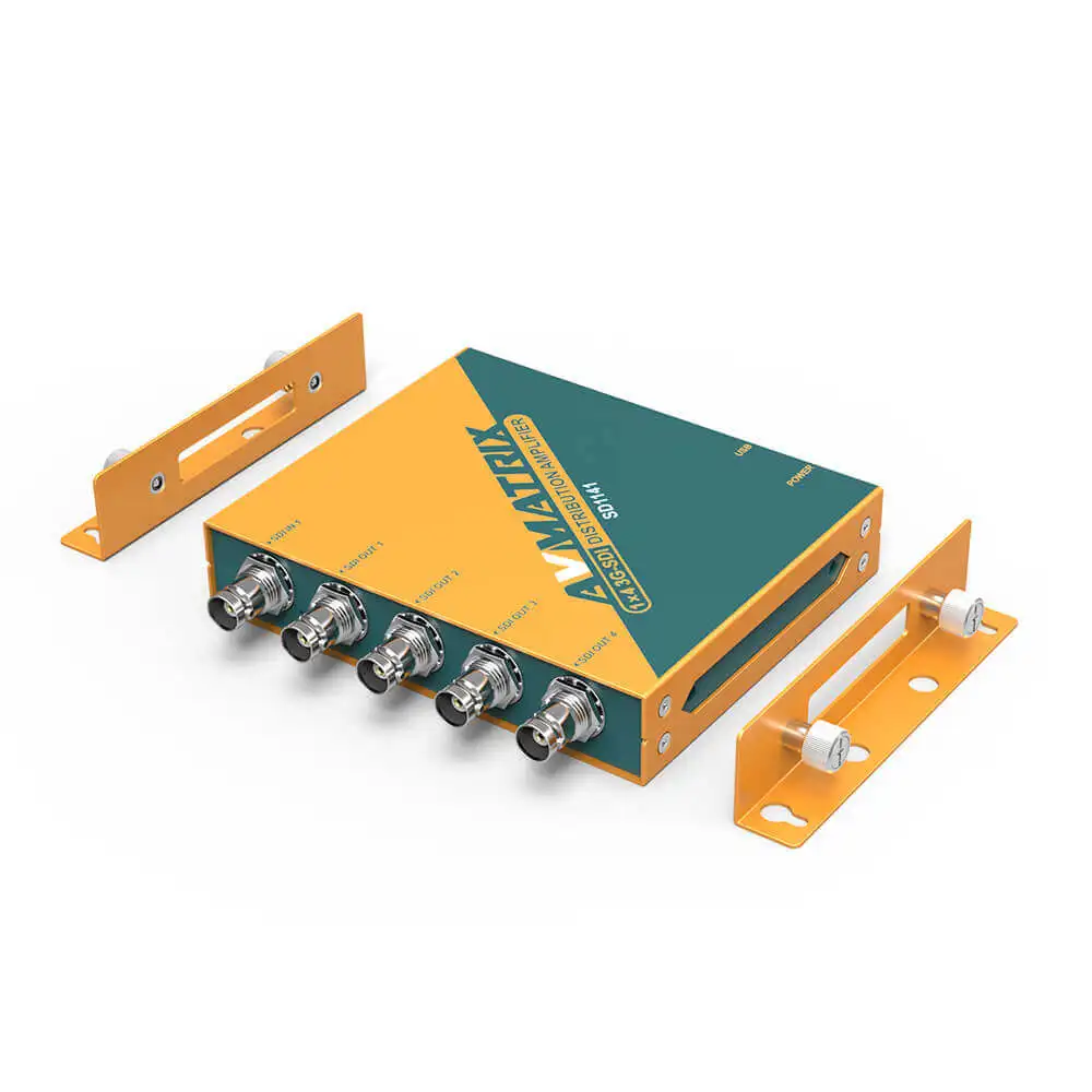 AVMATRIX SD1141 1*4 3G HD-SDI/SDI усилитель распределения видео SDI сплиттер с адаптером