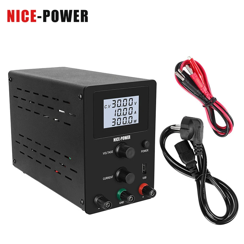 Новейший USB импульсный источник питания постоянного тока 30 в 10 А лабораторные