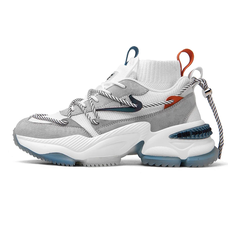 

2020 Winter Fashion Men's Sneakers Breathable Casual Male Shoes Chunky Sneakers Height Incresasing Man Footwear