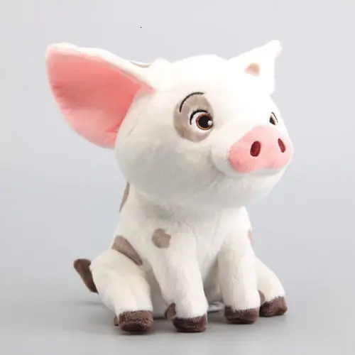 Figuras de la película Moana para niños, de 22cm muñecos de peluche, cerdo, púa, animales adorables, suaves, de dibujos animados, regalo de cumpleaños y Navidad