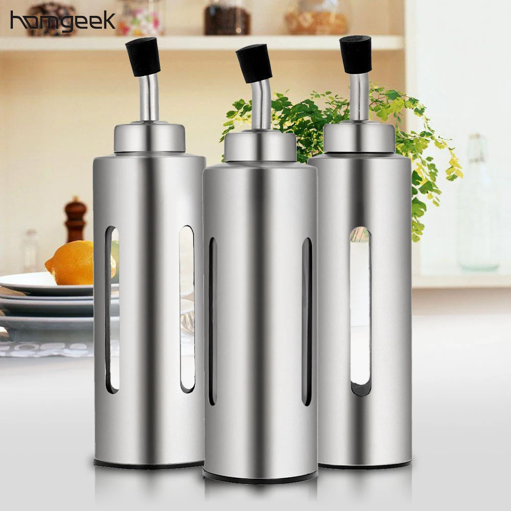 200 мл из нержавеющей стали визуально герметичный соевый соус уксус горшочек