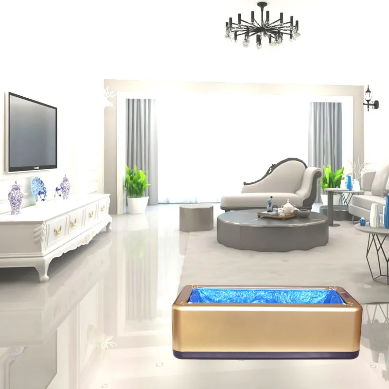 

Automatic Home Shoe Cover Machine Intelligent Shoe Sleeve Tool Disposable Waterproof Foot Cover Machine shoes organizers Device