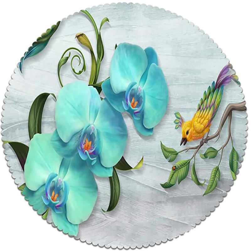 Скатерть первосортная 3D Цветочная скатерть квадратная чайная для кухни столовой