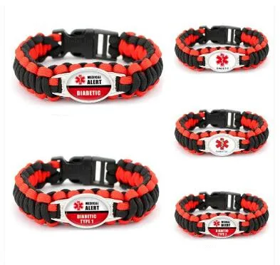 Лидер продаж браслет и для мужчин женщин из Паракорда с медицинским оповещением