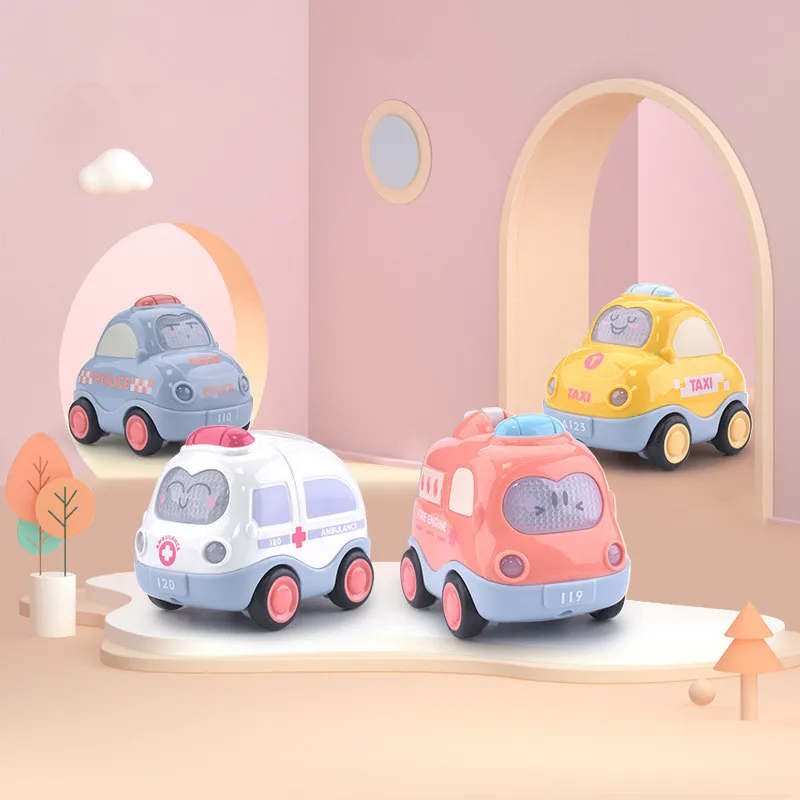 Мультяшные светсветильник еся фрикционные машинки детские игрушки милая