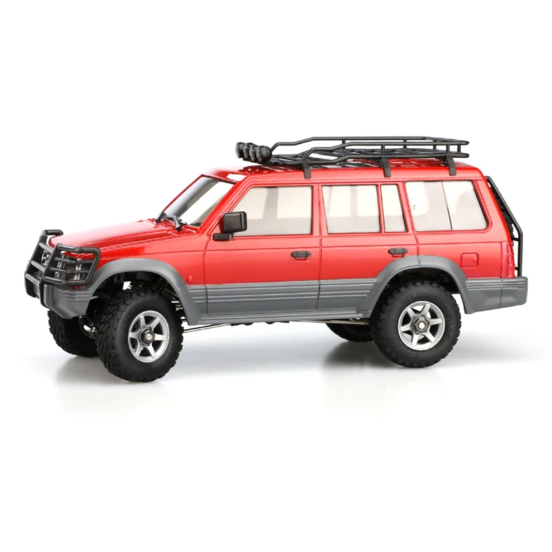 Модель 1 дюйма 32 A02 Pajero подъемный автомобиль имитация багажника + задняя лестница
