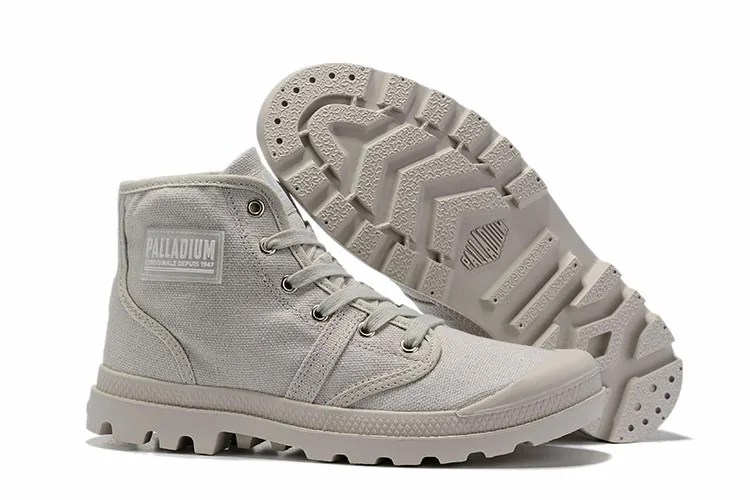 PALLADIUM/мужские ботильоны из спилка; армейские модные ботинки; нескользящая резиновая подошва в ковбойском стиле; Повседневная Удобная высокая обувь флэтс; Размеры 35-45