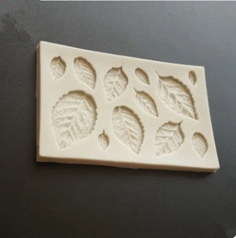 3D 1 шт лист DIY силиконовая форма для торта помадка форма для украшения торта инструменты для шоколада форма для выпечки Кухонные аксессуары