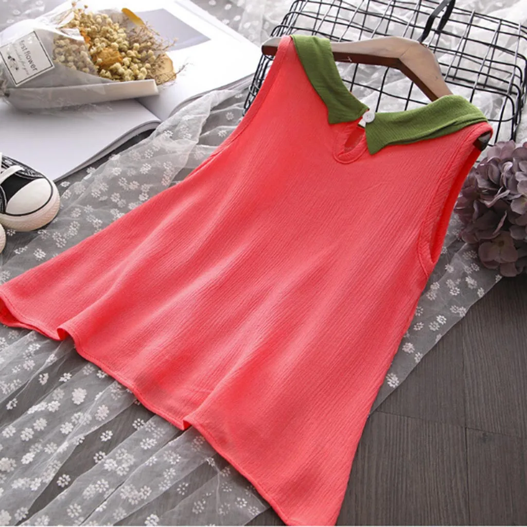 2019 г. Детские платья для маленьких девочек летнее платье милые с рисунком арбуза