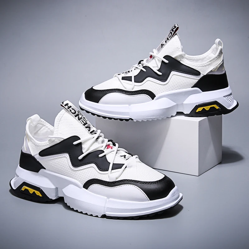 Новейшие мужские кроссовки Mars массивные баскетбольные тройные массажные