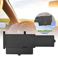 1pcs car sun visor extender anti glare sun blocker uv rays blocker windshield pu car window left right shockproof sunshade plat