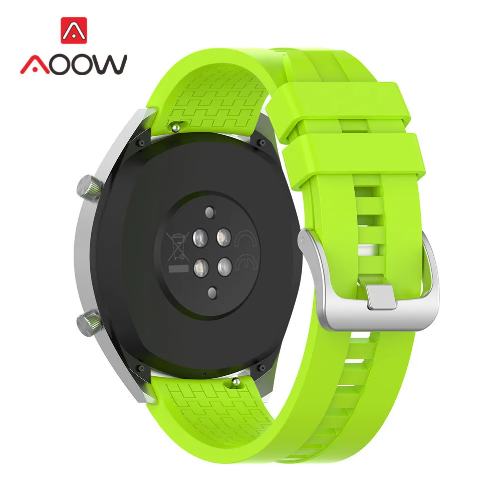 Мягкий спортивный силиконовый ремешок 22 мм для huawei Watch GT 2 Active/элегантный Honor Magic быстросъемный браслет для умных часов