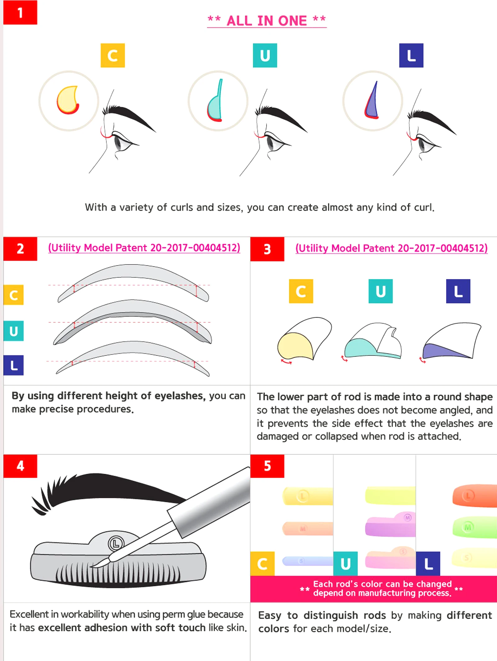 Korea PERMANIA Lomansa Lash Lift Kit Permania Eyelash Curling Tools Lifting Adhesive Set 5Minute Perm set |