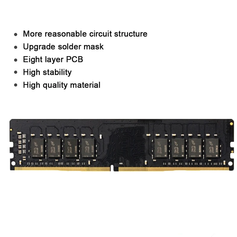 DDR4 4 ГБ 8 ГБ 16 ГБ ram 2400 МГц 2666 мгц PC DIMM CL19 1,2 V U-DIMM PC4-19200 без ECC настольная память для всех материнских плат DDR4