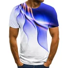 2021 Бестселлер красочная футболка с принтом молния Мужская мода футболка белая футболка мужская летняя одежда хлопковые футболки с коротким рукавом