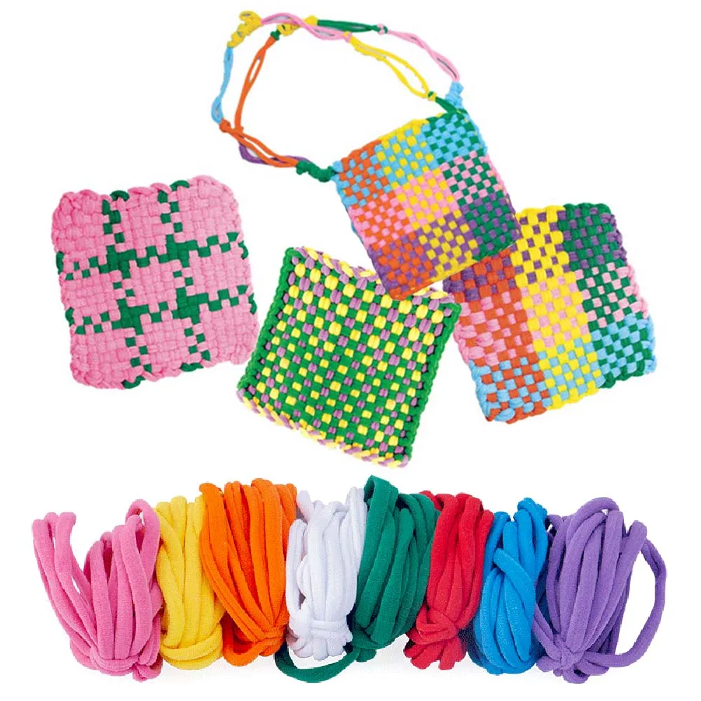 Lazos de telar para tejer, lazos de telar con m&uacute;ltiples colores para suministros de manualidades DIY, 192 piezas-0