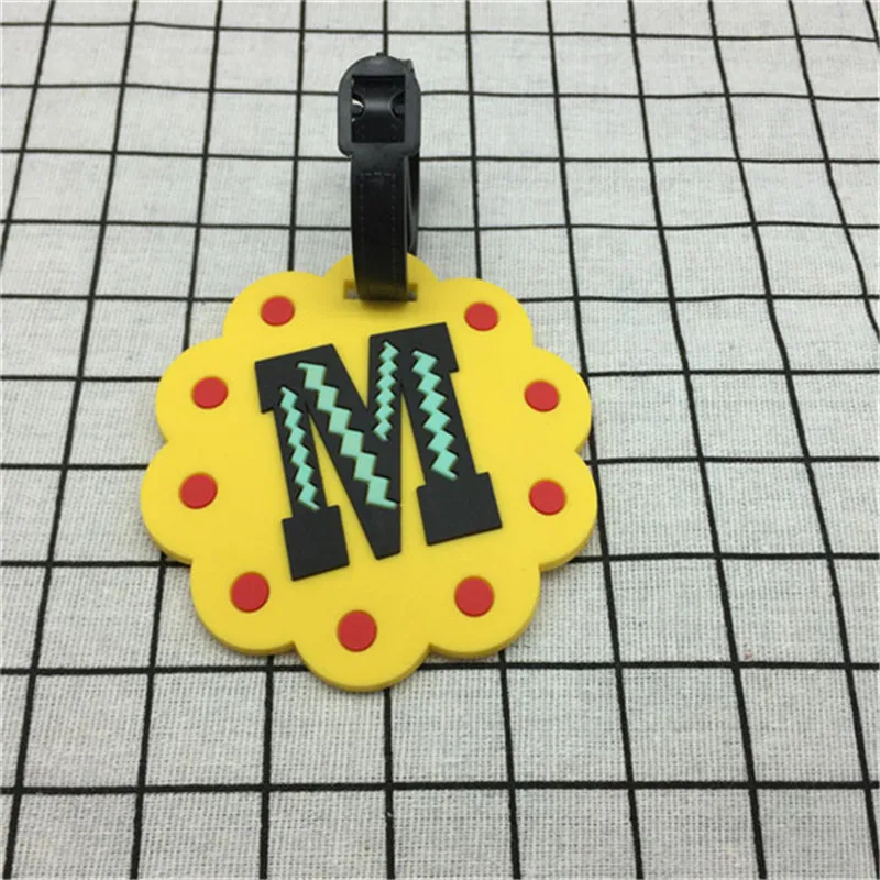 Креативные дорожные аксессуары с надписью бирка для багажа мультяшный