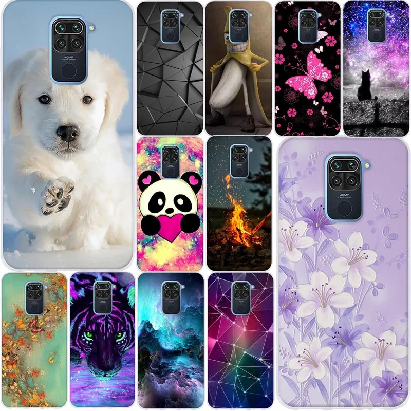 

For Redmi 10X 10 X 4G Note 9 Note9 Case Soft TPU Silicone Case For Xiaomi Redmi 10X 4G Note 9 Cover Cute Capa For Redmi10x Shell