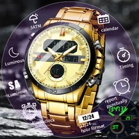 new stainless steel digital watch men sport watches electronic led male wrist watch for men clock waterproof relogio masculino