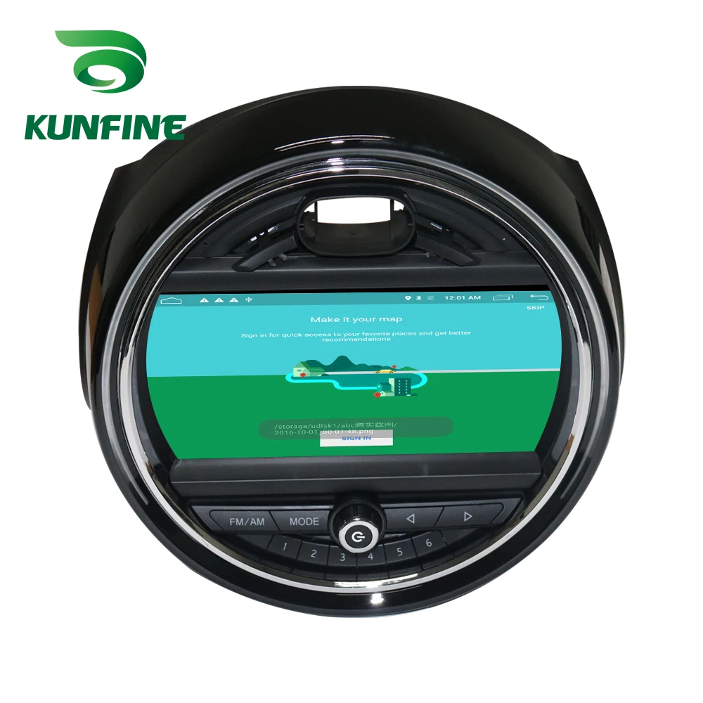 Окта-кор Android 10.0 Автомобильный DVD GPS Навигационный Мультимедийный Плеер Стерео для BMW Mini F55/F56/F54/EVO 2014-2021 Радио Головное устройство.