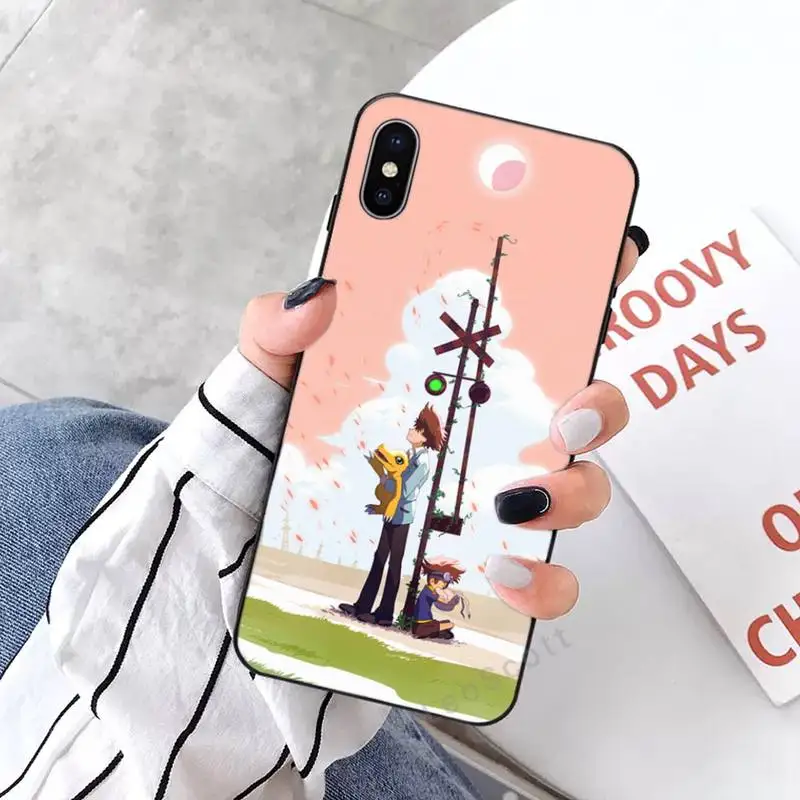 

Digimon Phone Case for iPhone 11 12 mini pro XS MAX 8 7 6 6S Plus X 5S SE 2020 XR