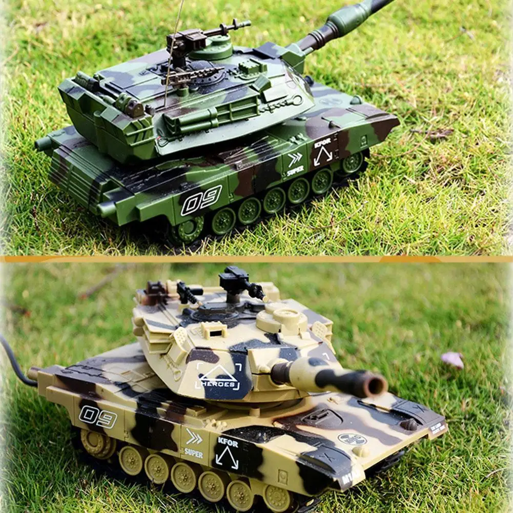 Боевой танк 1/32 тяжелая большая интерактивная игрушка с дистанционным