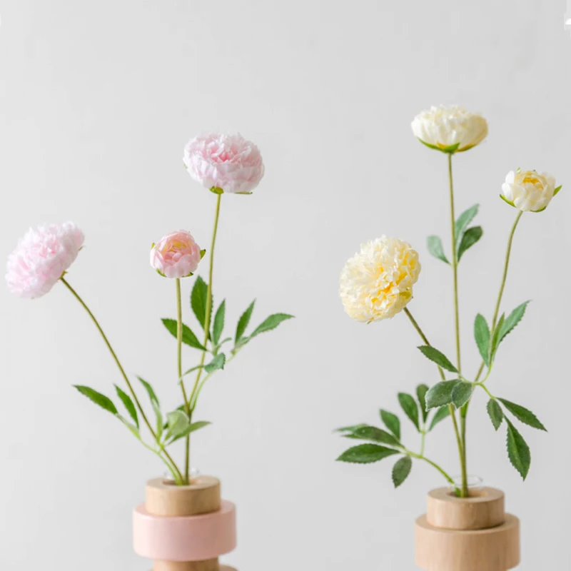 Креативная деревянная Цветочная композиция в скандинавском стиле ваза