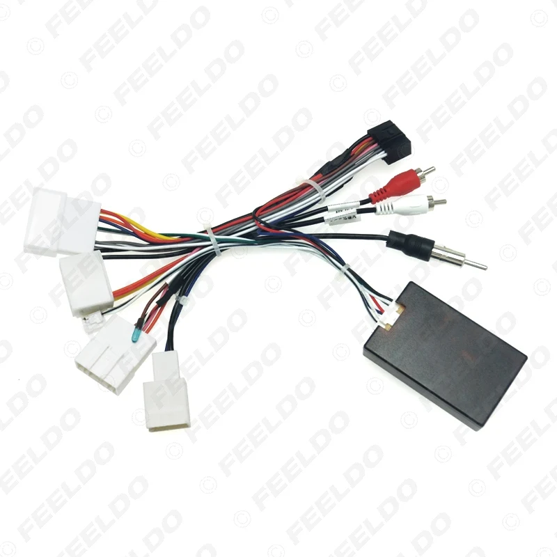FEELDO автомобильный стерео аудио 16PIN Android жгуты проводов адаптер кабеля питания с