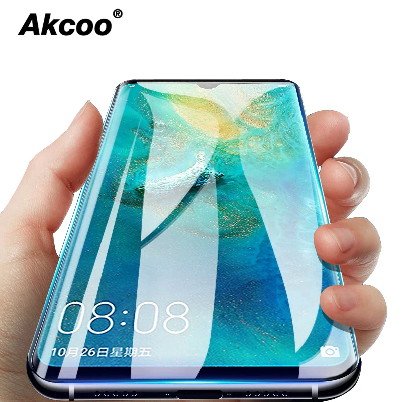 Защитное стекло Akcoo P30 pro Mate 20 Pro 6D полное покрытие | Мобильные телефоны и