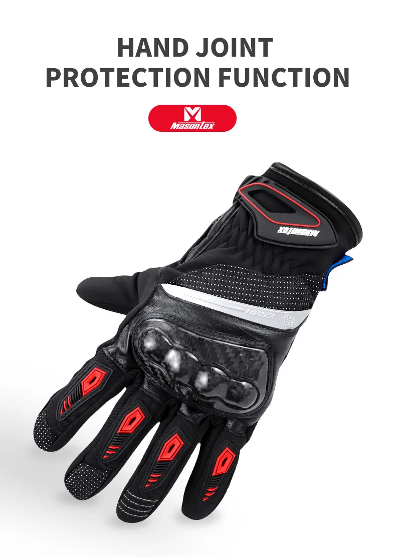 

MASONTEX Оптовая Прямая поставка Мотоциклетные Перчатки безопасные удобные перчатки для экстремальных видов спорта защитные дышащие перчатки...
