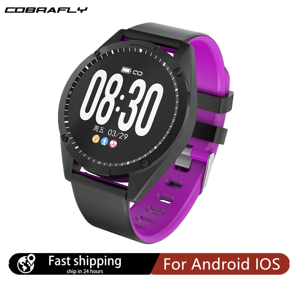 Смарт часы Cobrafly G50 для мужчин IP67 водонепроницаемые Heartrate Монитор артериального