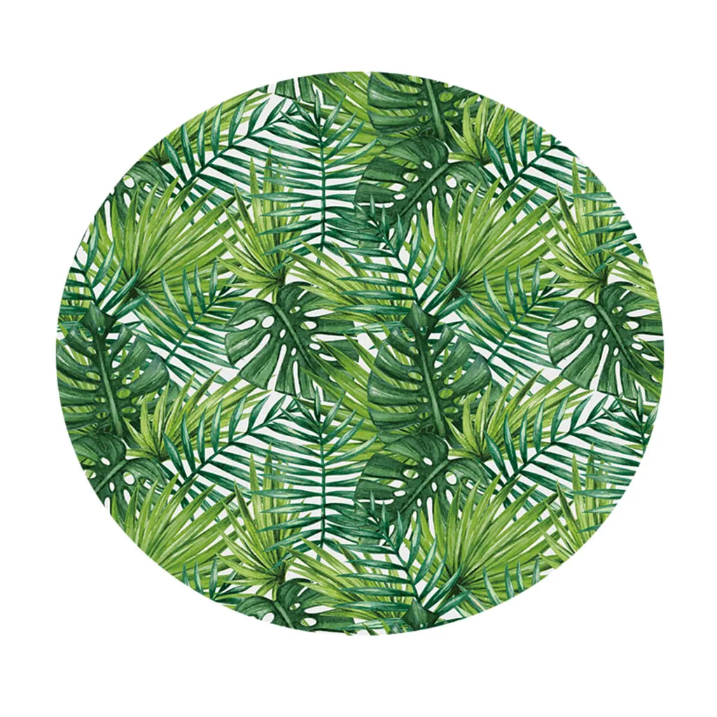 

3D Efffect Print Tablecloth Washable for Table Cover Decor 55x55inch