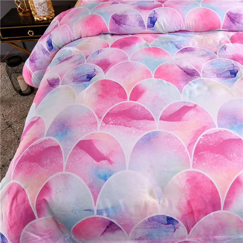 Комплект постельного белья с розовыми цветами комплект синий черный