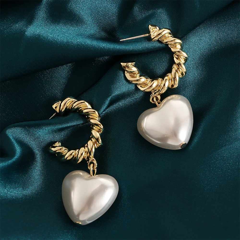 Модные серьги-кольца в Корейском стиле новые ретро металлические скрученные