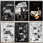 Настенный постер с рисунком арктические обезьяны