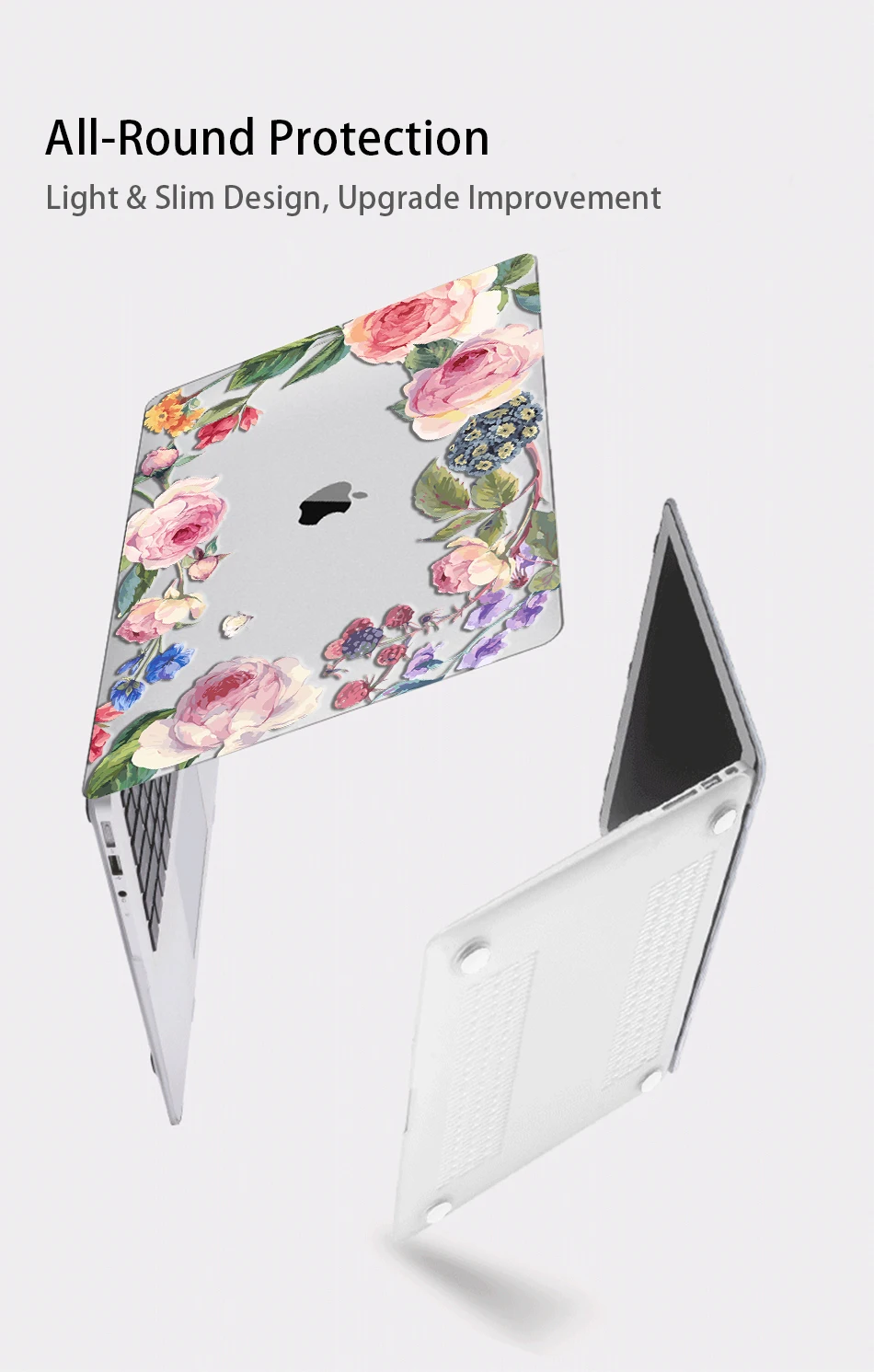 MTT чехол с цветами и кристаллами для Macbook Air Pro retina 11, 12, 13, 15, твердый цветочный чехол для mac book Pro 13,3 дюймов, сумка для ноутбука