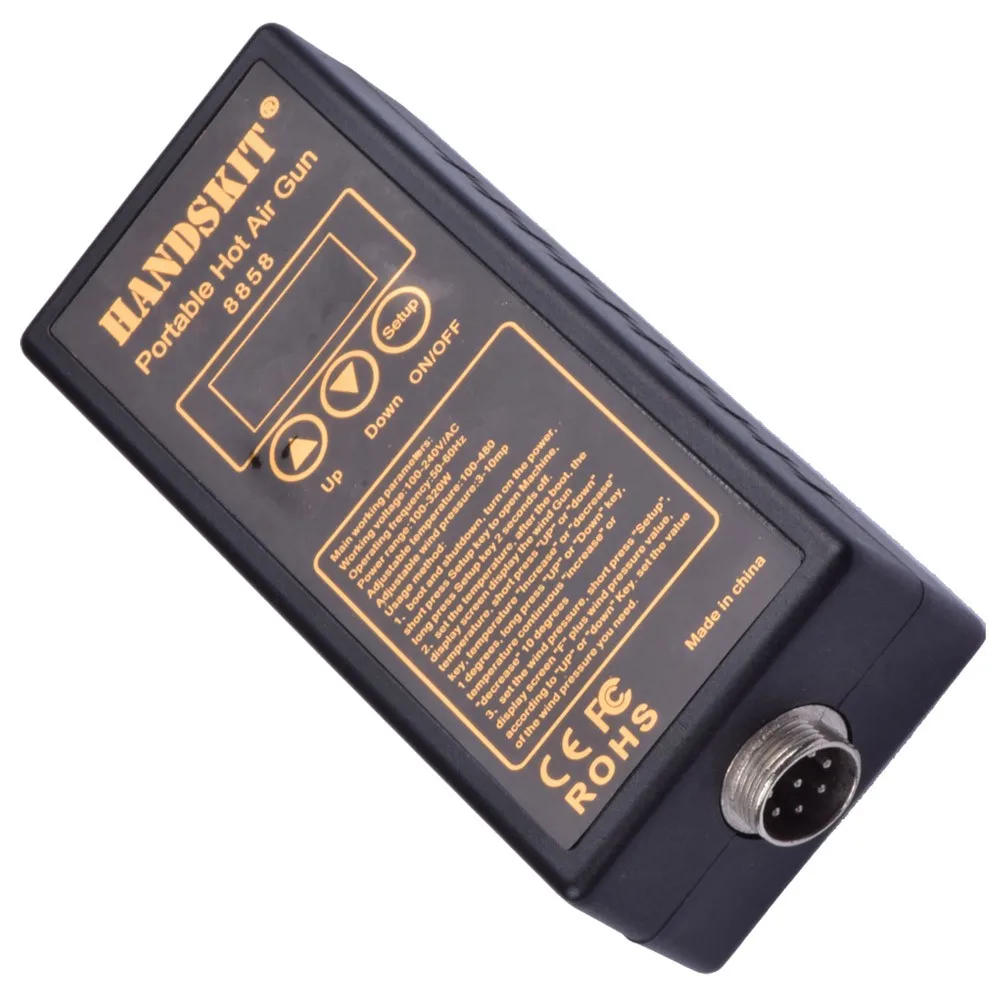 Handskit 8858 110 В 220 в портативный постоянная температура паяльная станция BGA паяльная станция горячий воздух воздуходувка Тепловая пушка
