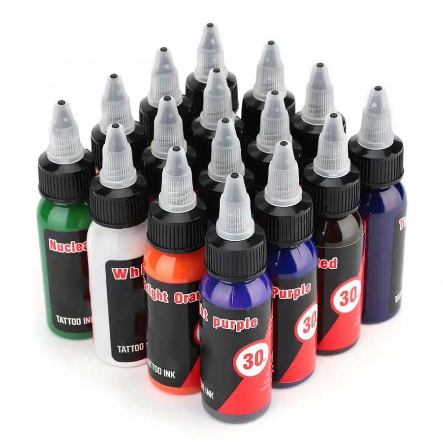 30 мл чернила для татуировки пигмент боди арта полуперманентный краска макияжа