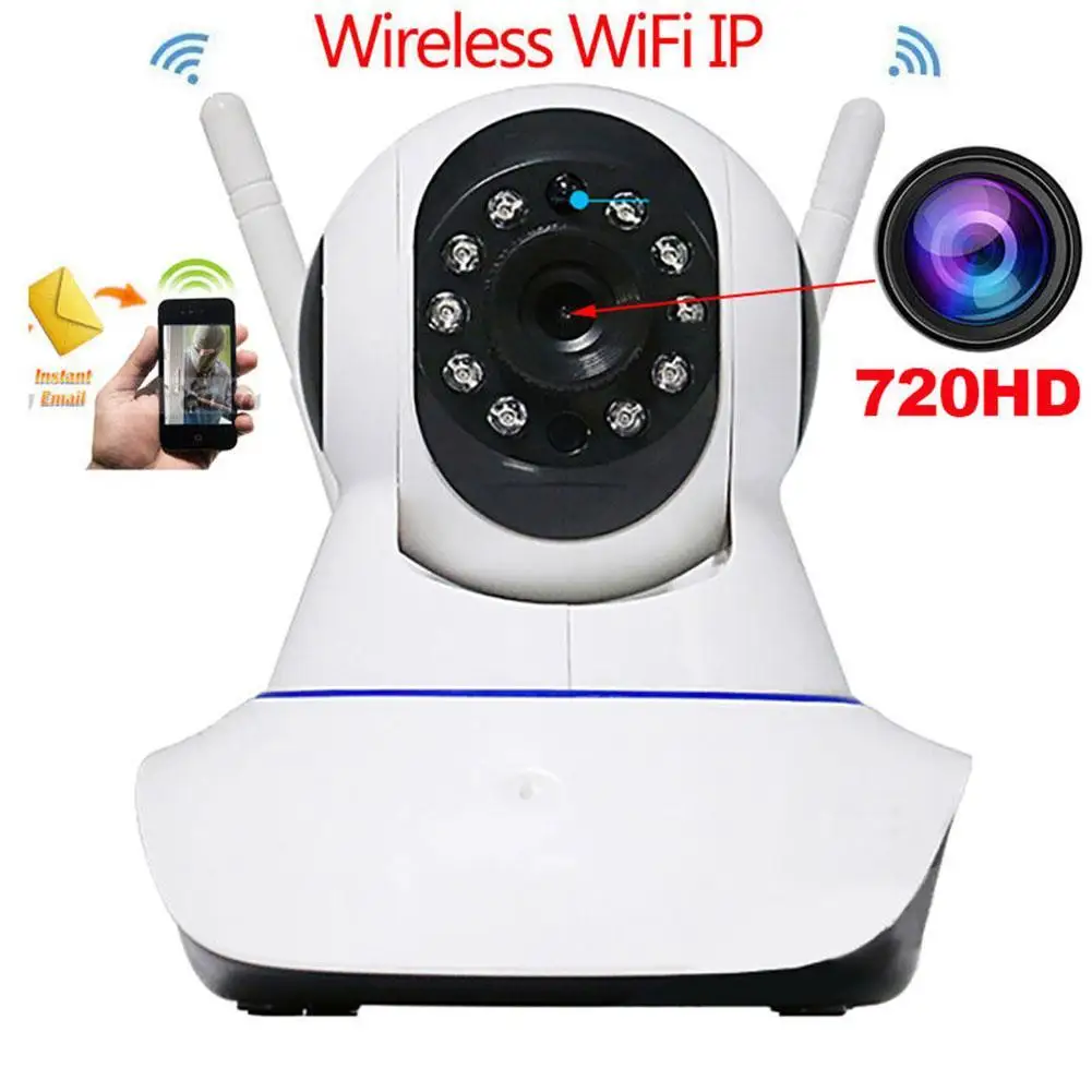 

Wireless 720P Pan Tilt Network Security CCTV IP Camera Night Vision WiFi Cam