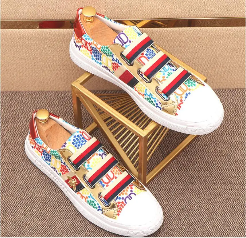 

Men Glitter Shoes New Mens Fashion canvas Casual Flats Men's Designer Dress Shoes Sequined Loafers Men's Platform Driving Shoes