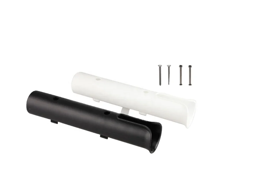 

4PCS Black White Plastic Fishing Boat Rod Pole Holder Marine Yacht Hardware Fishing Pole Rod Holders Racks Sockets For Boats